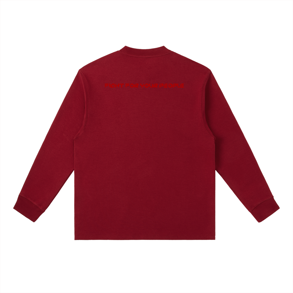 Longsleeve Crewneck Drop Shoulder – Nowrocky™ — dolna krawędź i szew boczny