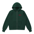 Bluza Fleece Full Zip z Kapturem – Nowrocky™ — bluza z kapturem na modelu, cała sylwetka