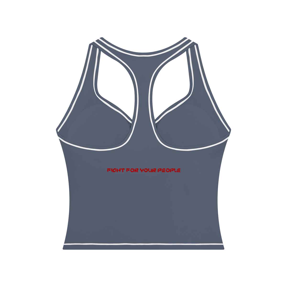 Tank Top Racerback Contrast Stitch – Nowrocky™ — proporcje kroju na sylwetce