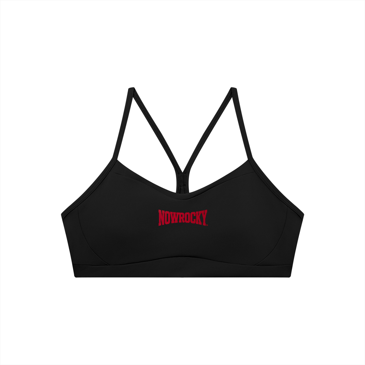 Biustonosz Sportowy Cropped Racerback – Nowrocky™ — stanik sportowy o krótkim kroju, przód