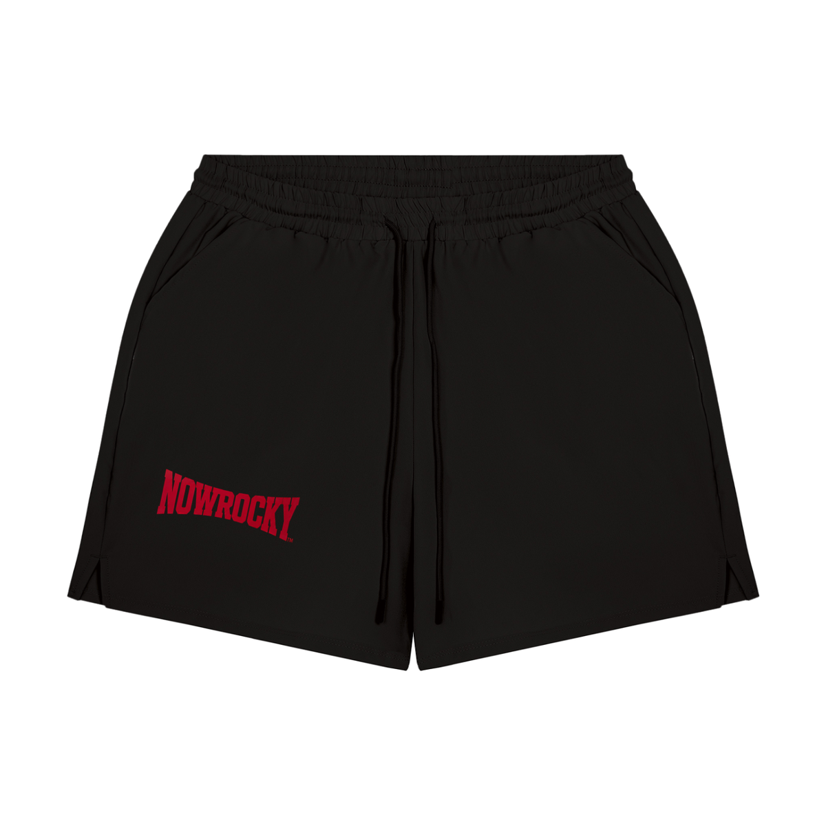 Szorty Treningowe Loose Drawstring – Nowrocky™ — szorty treningowe damskie, ujęcie z przodu