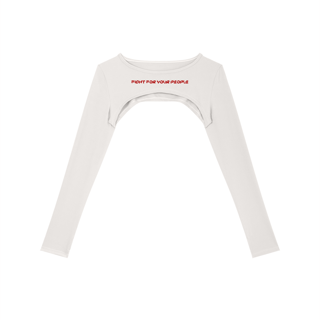Bolerko Longsleeve Cutout – Nowrocky™ — bolerko z długim rękawem, ujęcie z przodu