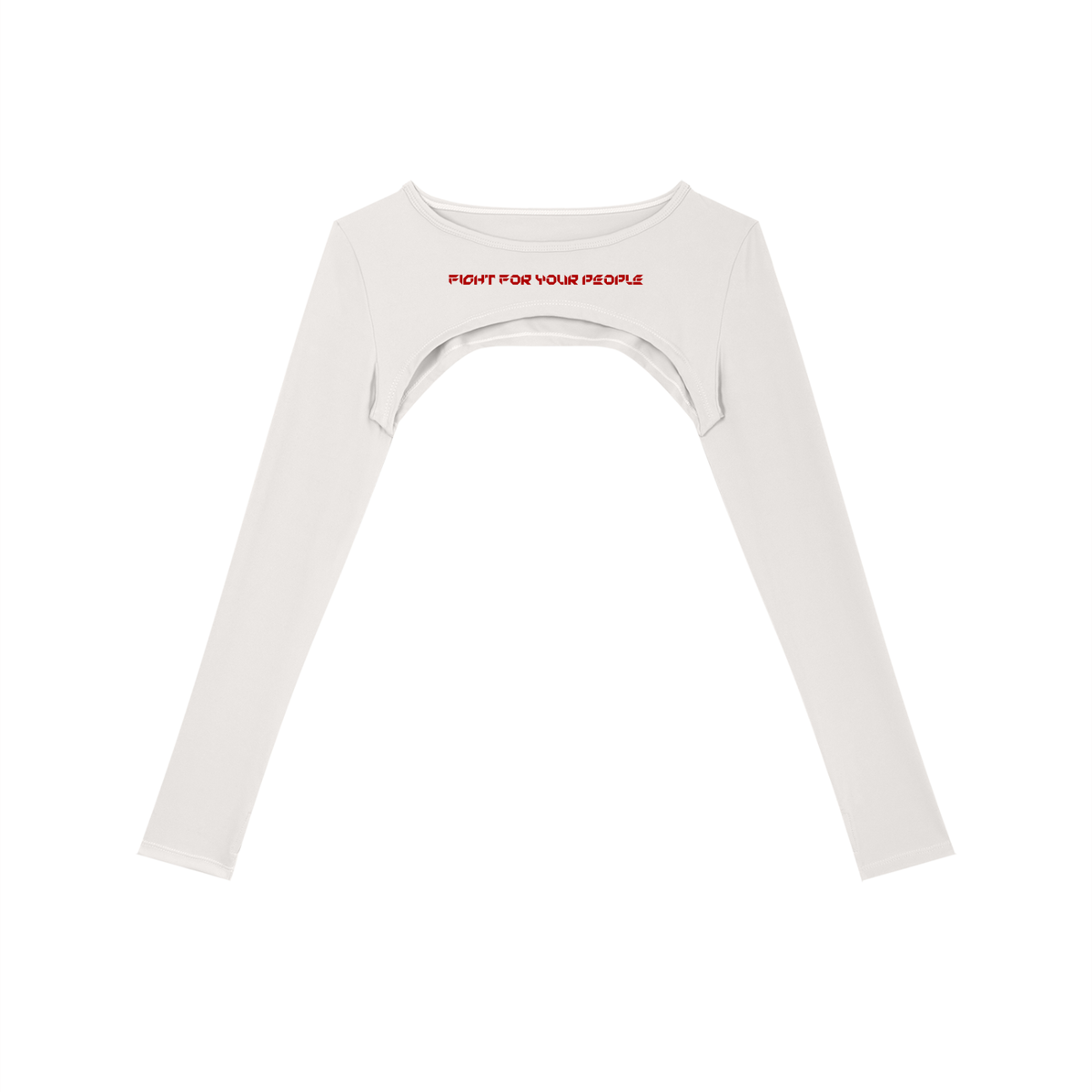 Bolerko Longsleeve Cutout – Nowrocky™ — bolerko z długim rękawem, ujęcie z przodu