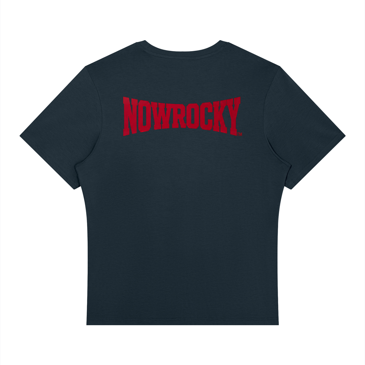 T-shirt Treningowy Regular Fit – Nowrocky™ — zbliżenie na dekolt i ściągacz przy szyi