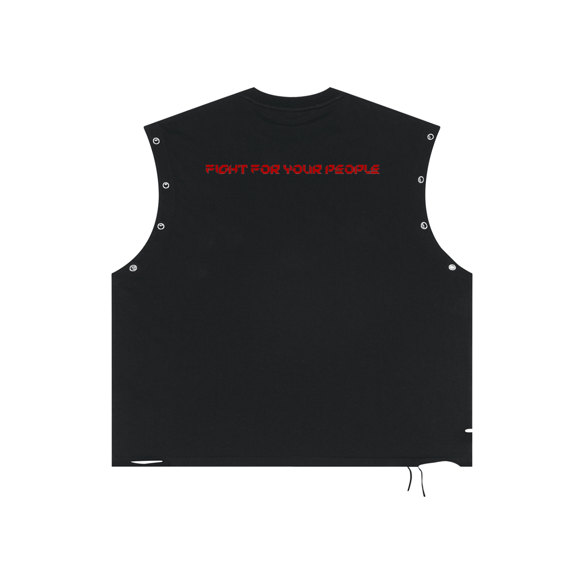 Tank Top Distressed Grommet – Nowrocky (streetwear)