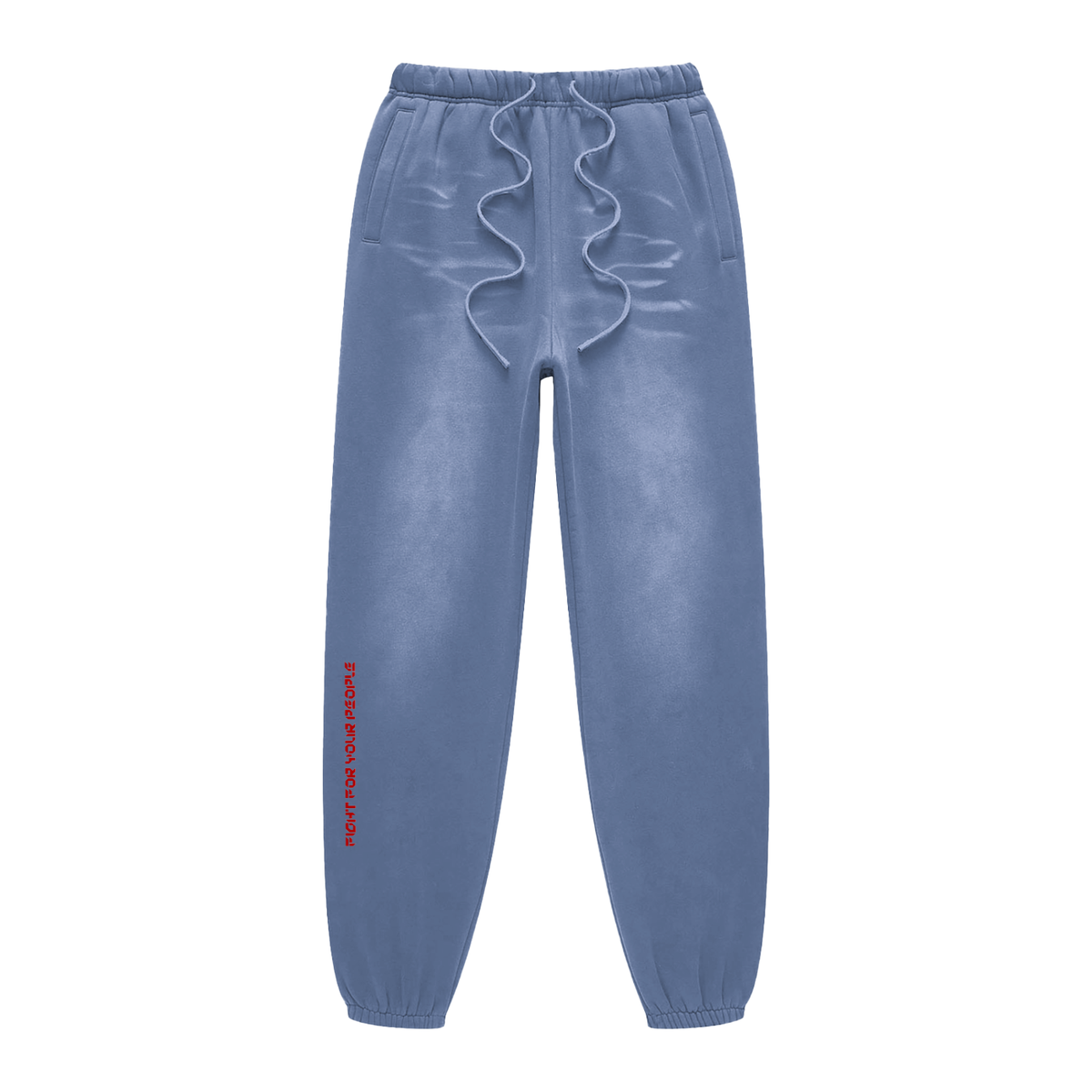 Spodnie Dresowe Sunfade Jogger – Nowrocky™ — detal przetarcia sunfade