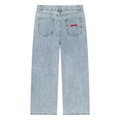Jeansy Vintage Wash Straight Leg – Nowrocky™ — spodnie jeansowe od tyłu, tylne kieszenie