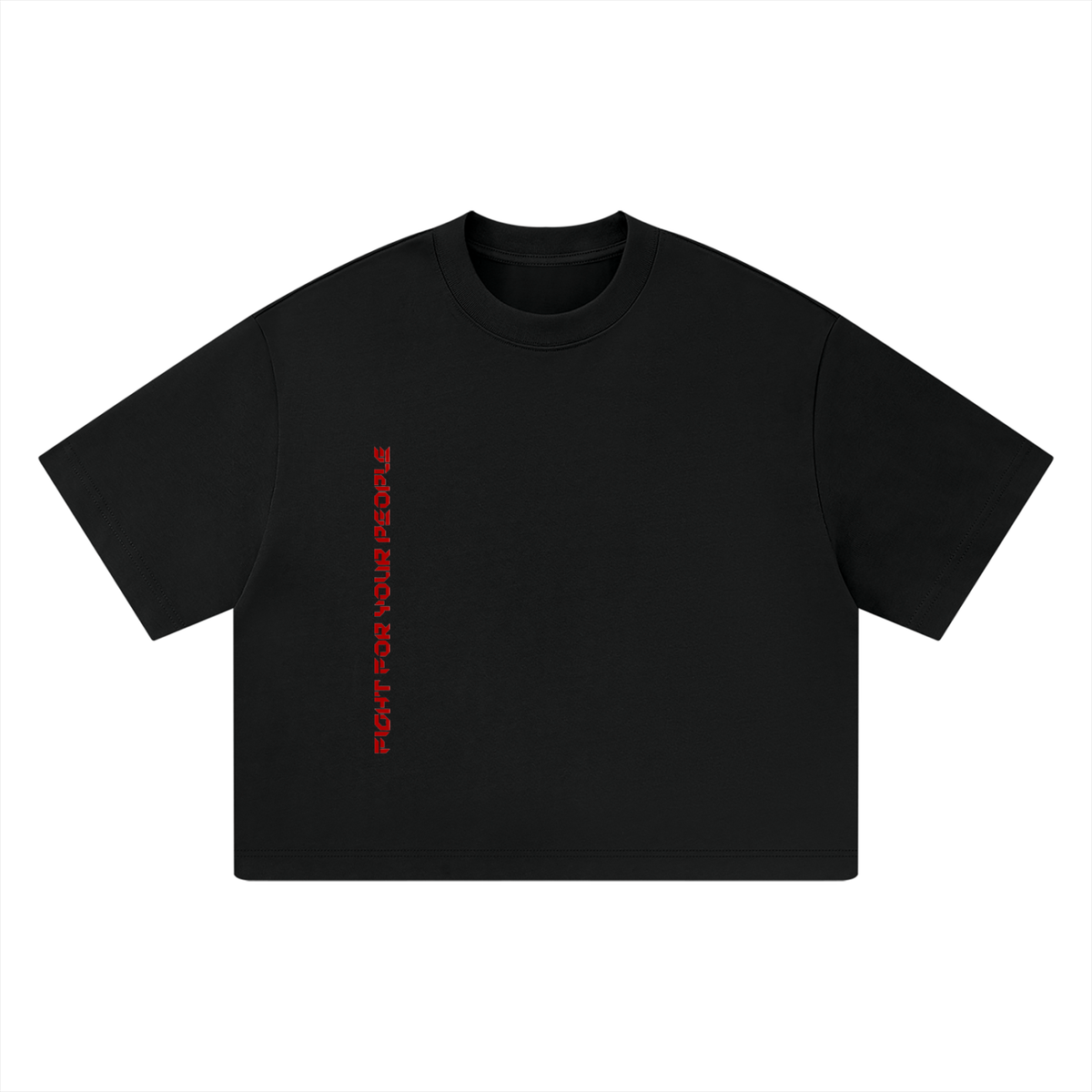 T-shirt Boxy Heavyweight – Nowrocky™ — przód