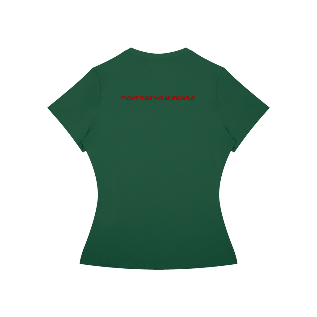 T-shirt Slim Fit Performance – Nowrocky™ — kadr studyjny na jednolitym tle