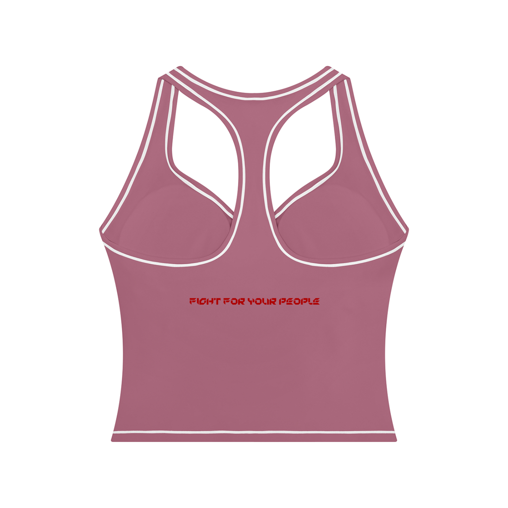Tank Top Racerback Contrast Stitch – Nowrocky™ — stylizacja uliczna z legginsami