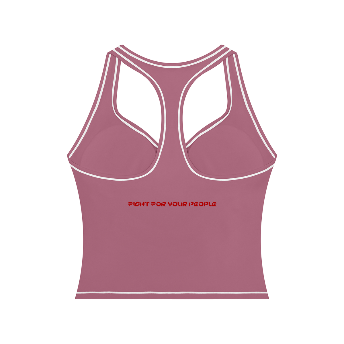 Tank Top Racerback Contrast Stitch – Nowrocky™ — stylizacja uliczna z legginsami