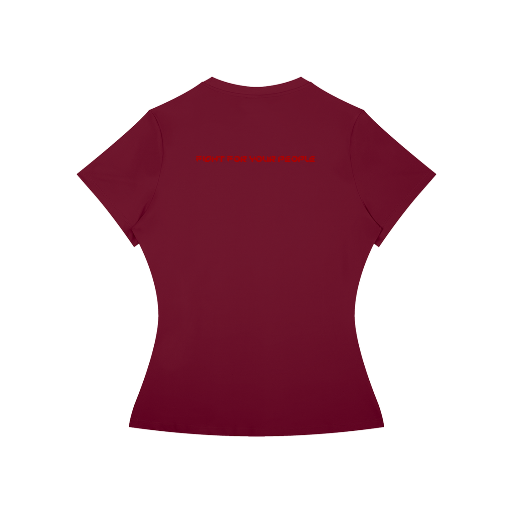 T-shirt Slim Fit Performance – Nowrocky™ — odcień materiału w zbliżeniu
