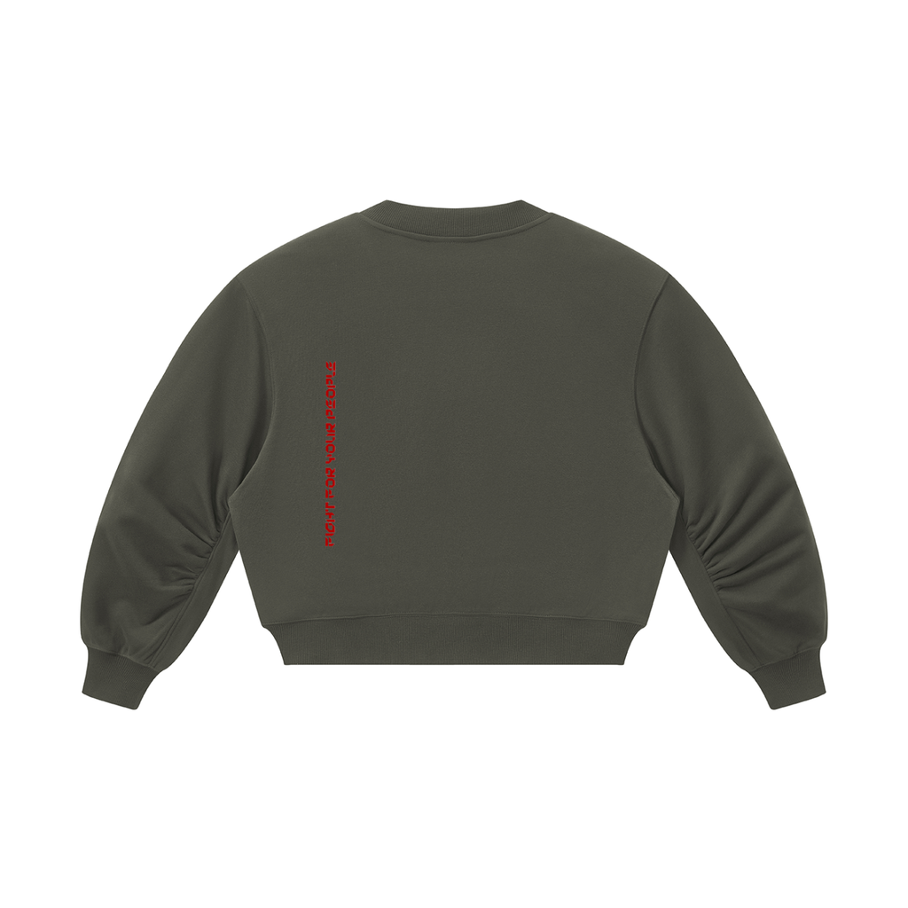 Bluza Crop z Dekoltem V – Nowrocky (streetwear)