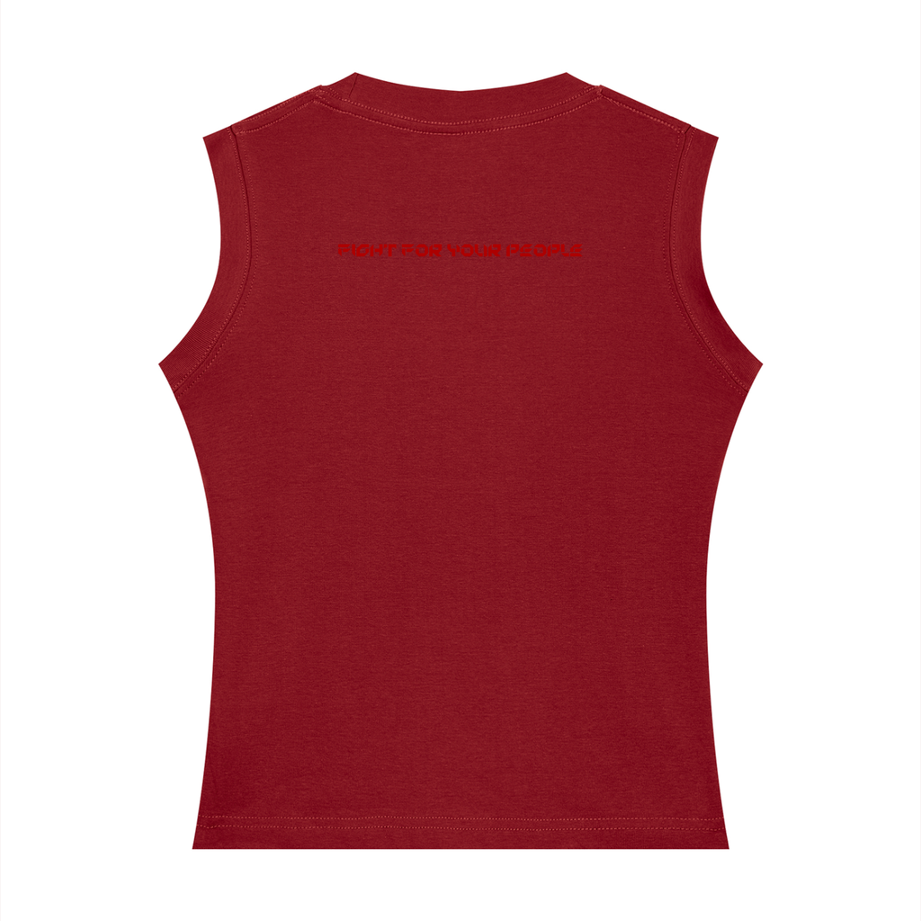 Tank Top Crewneck Regular Fit – Nowrocky™ — plecy modela i linia ramiączek
