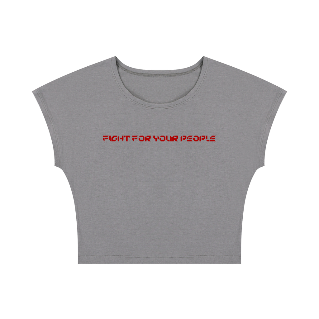 T-shirt Slim Crop – Nowrocky™ — stylizacja uliczna w pełnym kadrze
