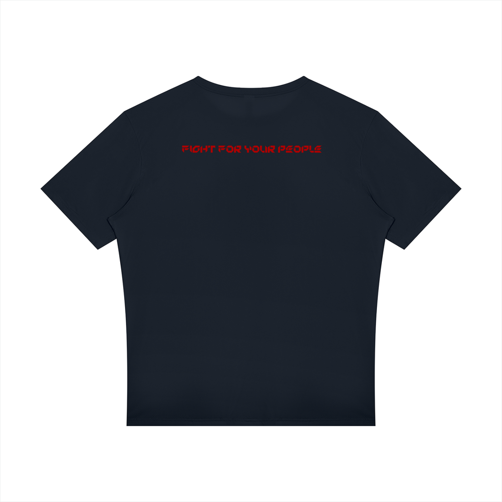 T-shirt Raglan Reflective Slim – Nowrocky™ — proporcje kroju na tułowiu