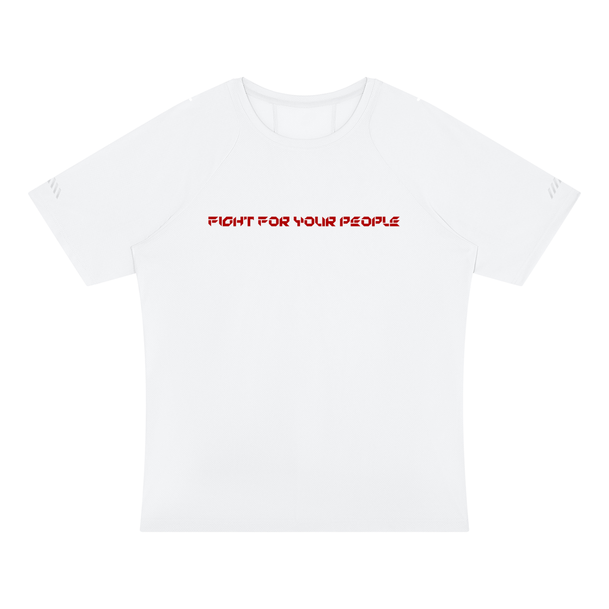 T-shirt Reflective Raglan – Nowrocky™ — koszulka damska z odblaskowym akcentem, przód