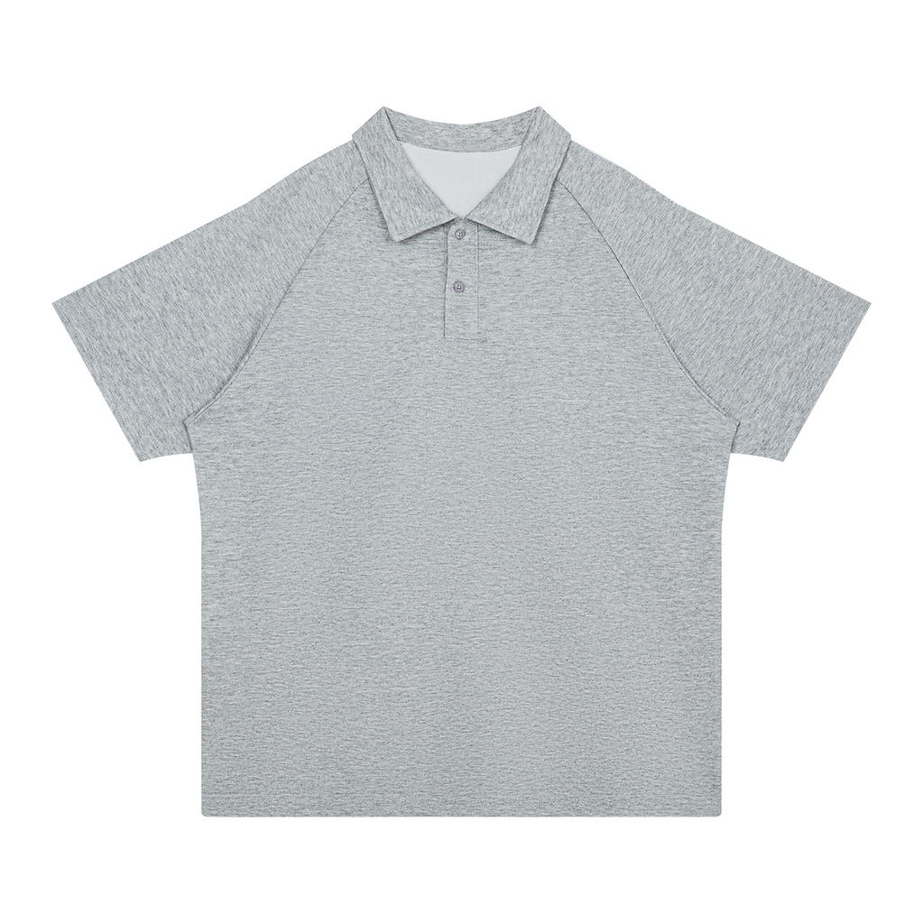 Polo Regular Fit Raglan – Nowrocky™ — rękaw i mankiet z bliska