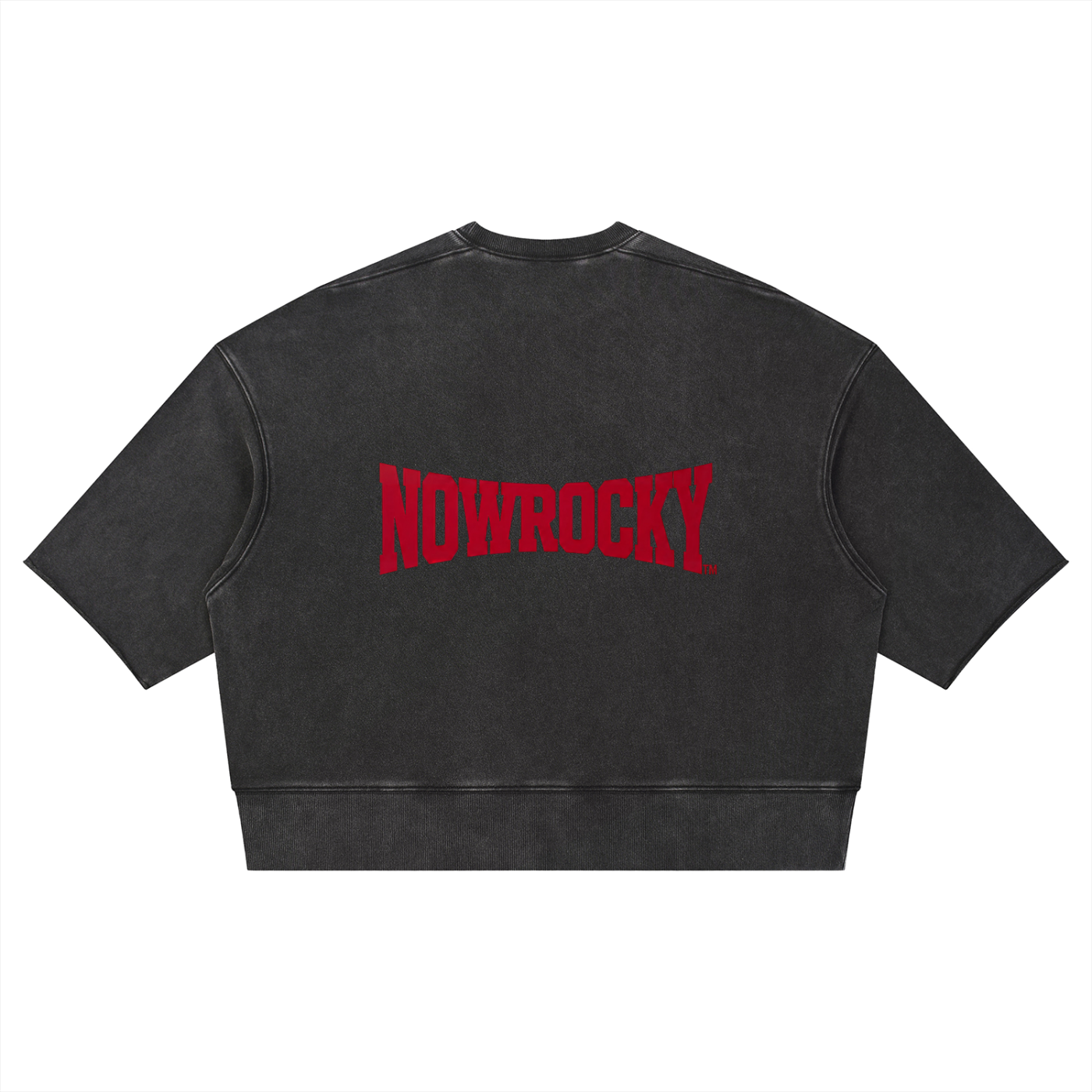 T-shirt Mineral Wash Boxy Raw Edge – Nowrocky™