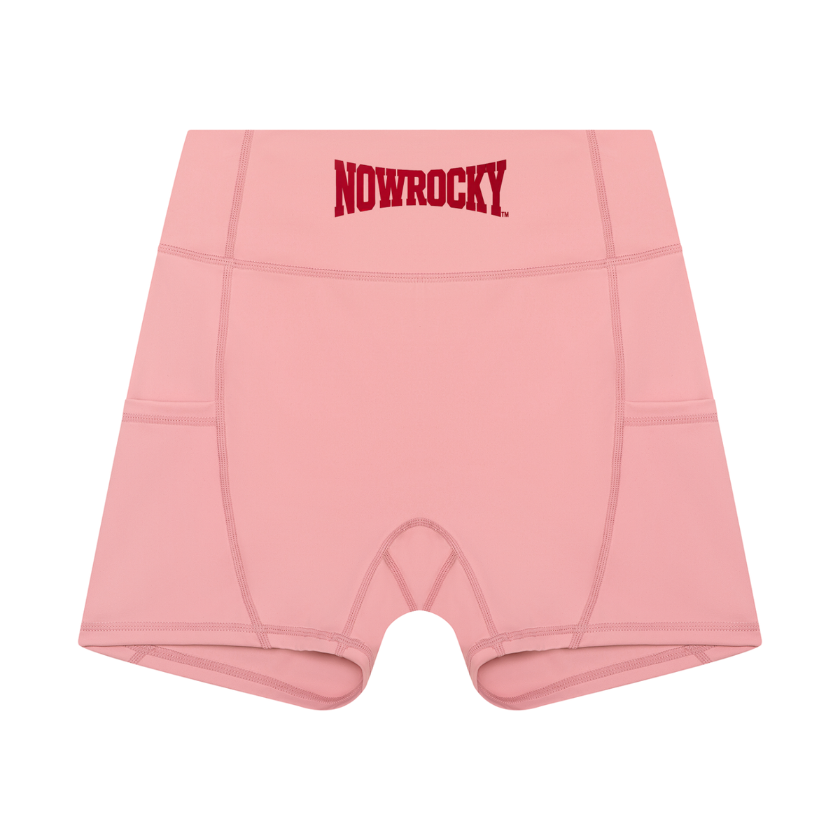 Szorty High Rise Pocket – Nowrocky™ — szorty treningowe z profilu, cała sylwetka