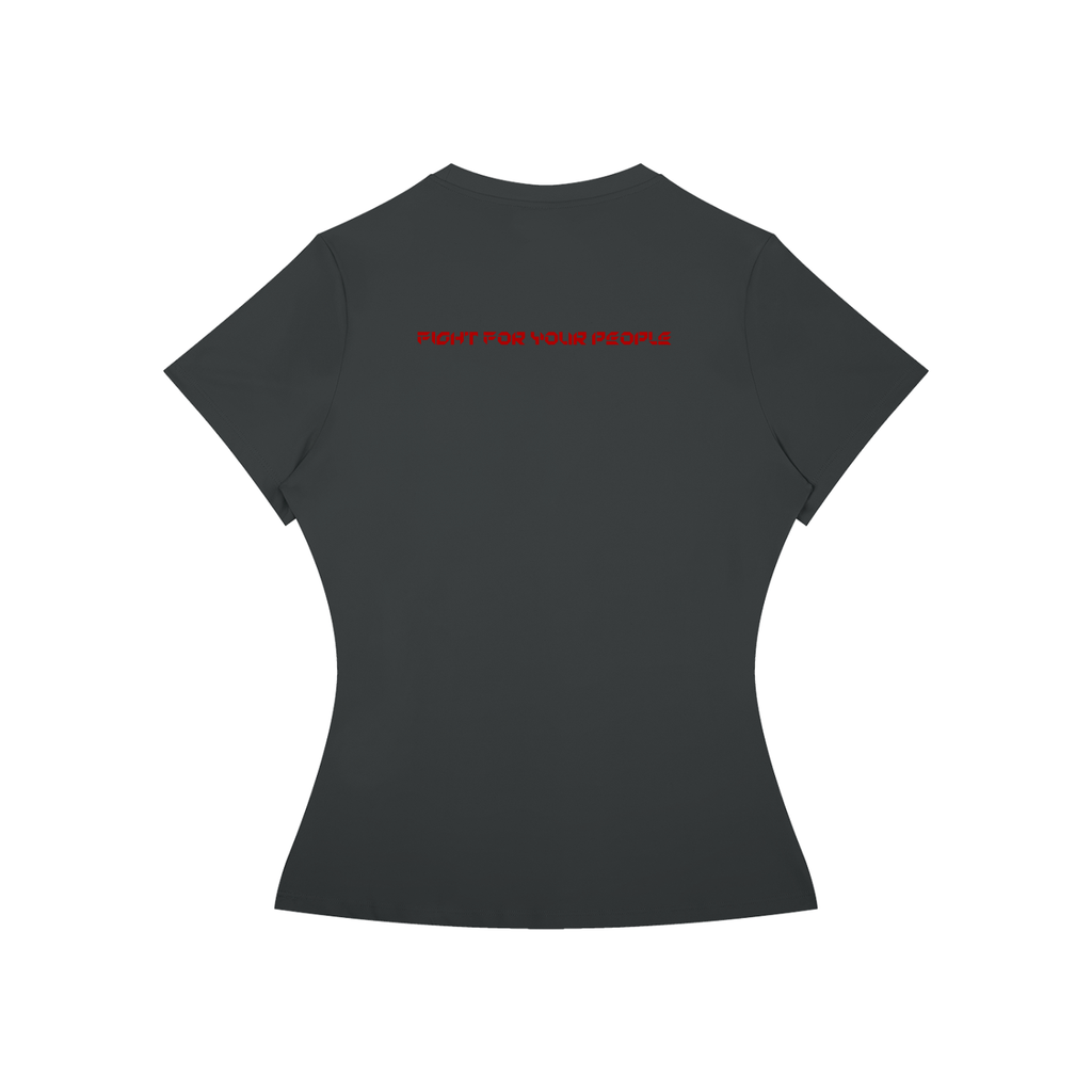 T-shirt Slim Fit Performance – Nowrocky™ — materiał w naturalnym świetle