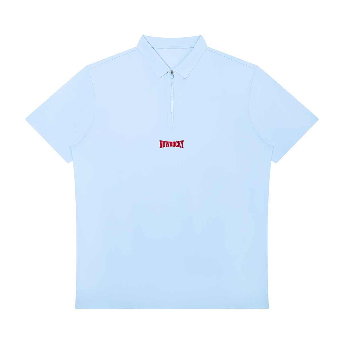Polo Quarter-Zip Performance – Nowrocky™ — kołnierz i stójka z bliska