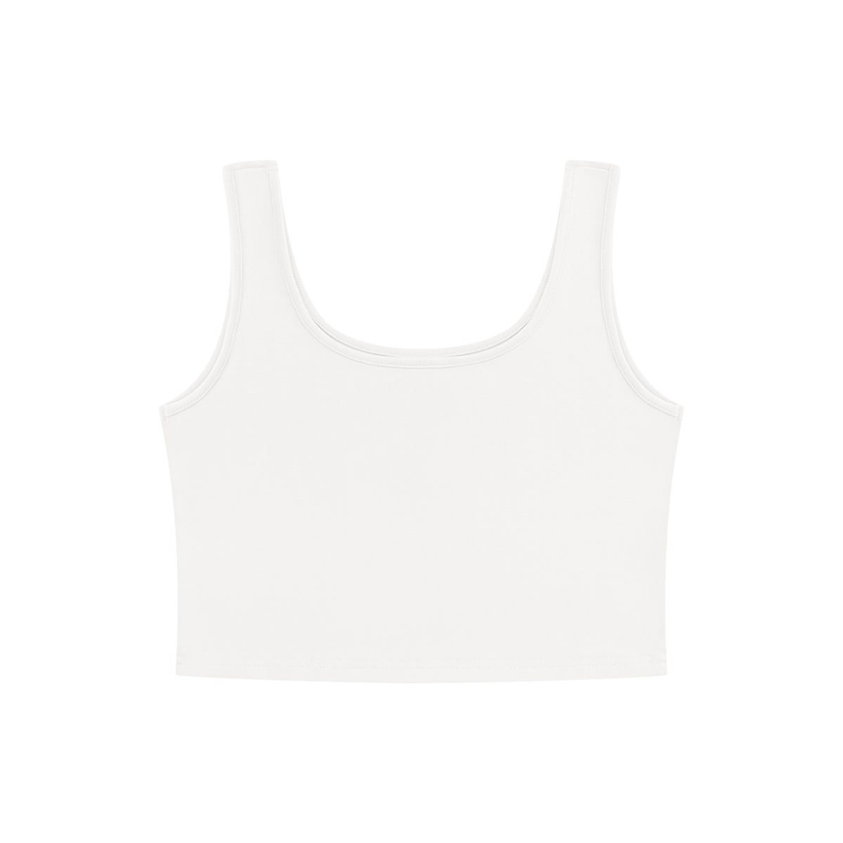 Tank Top Crop Bodycon – Nowrocky™ — ujęcie z profilu, dopasowany krój