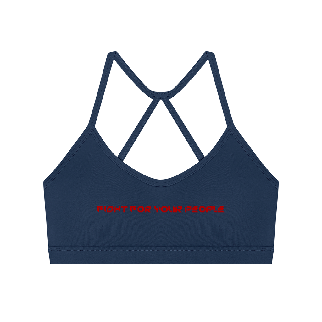 Biustonosz Sportowy Tight Y-Back – Nowrocky™ — wąskie ramiączka widziane od góry