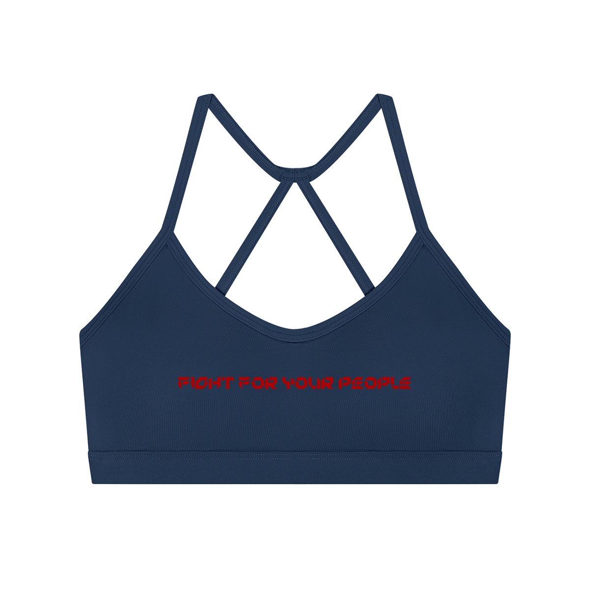Biustonosz Sportowy Tight Y-Back – Nowrocky™ — wąskie ramiączka widziane od góry