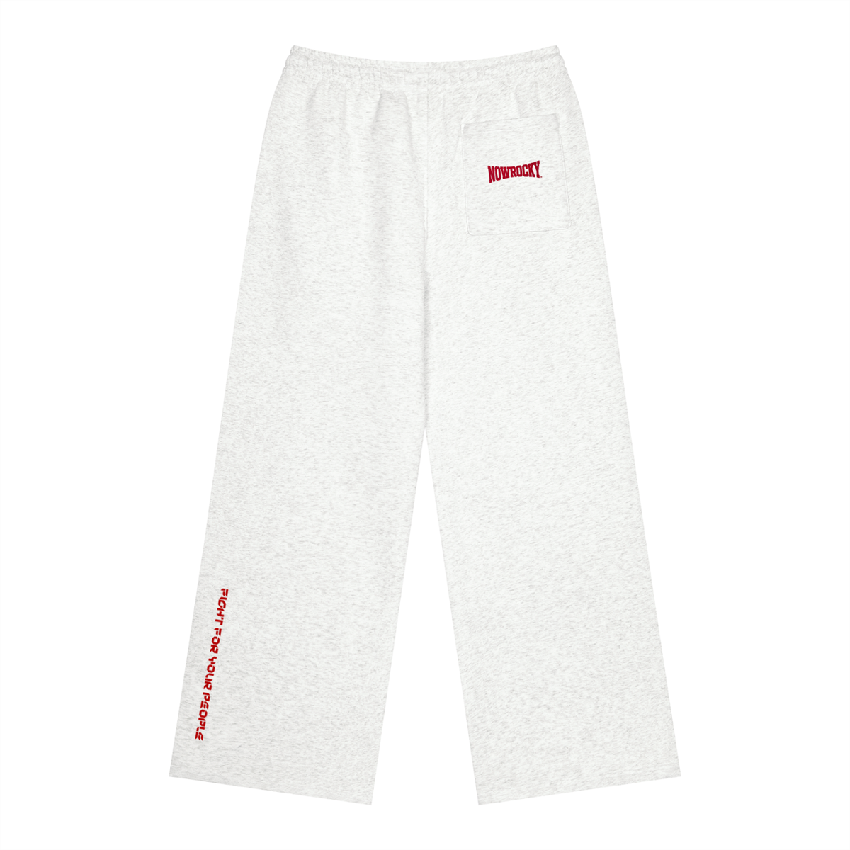 Spodnie Dresowe Heavyweight Fleece – Nowrocky™ — spodnie dresowe od tyłu, tylne kieszenie