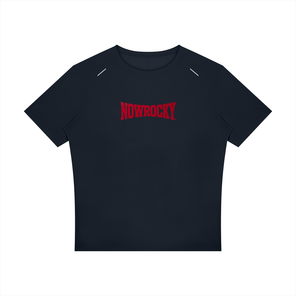 T-shirt Raglan Reflective Slim – Nowrocky™ — stylizacja uliczna z joggerami