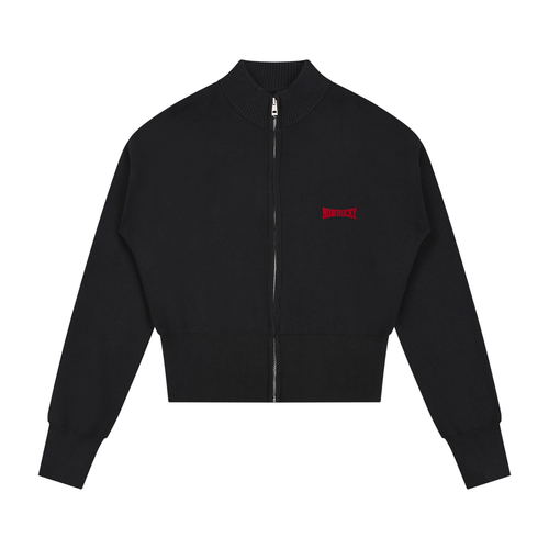 Bluza Rozpinana Mock Neck w kolorze czarny – Nowrocky (streetwear)