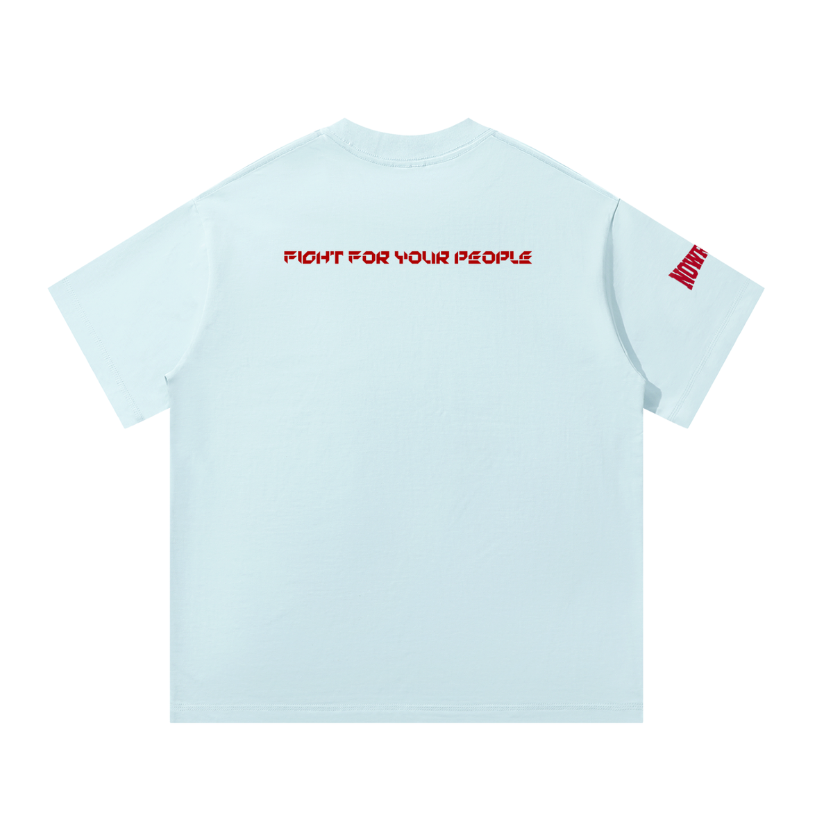 T-shirt Oversized Drop Shoulder – Nowrocky™ — wykończenie dekoltu ściągaczem