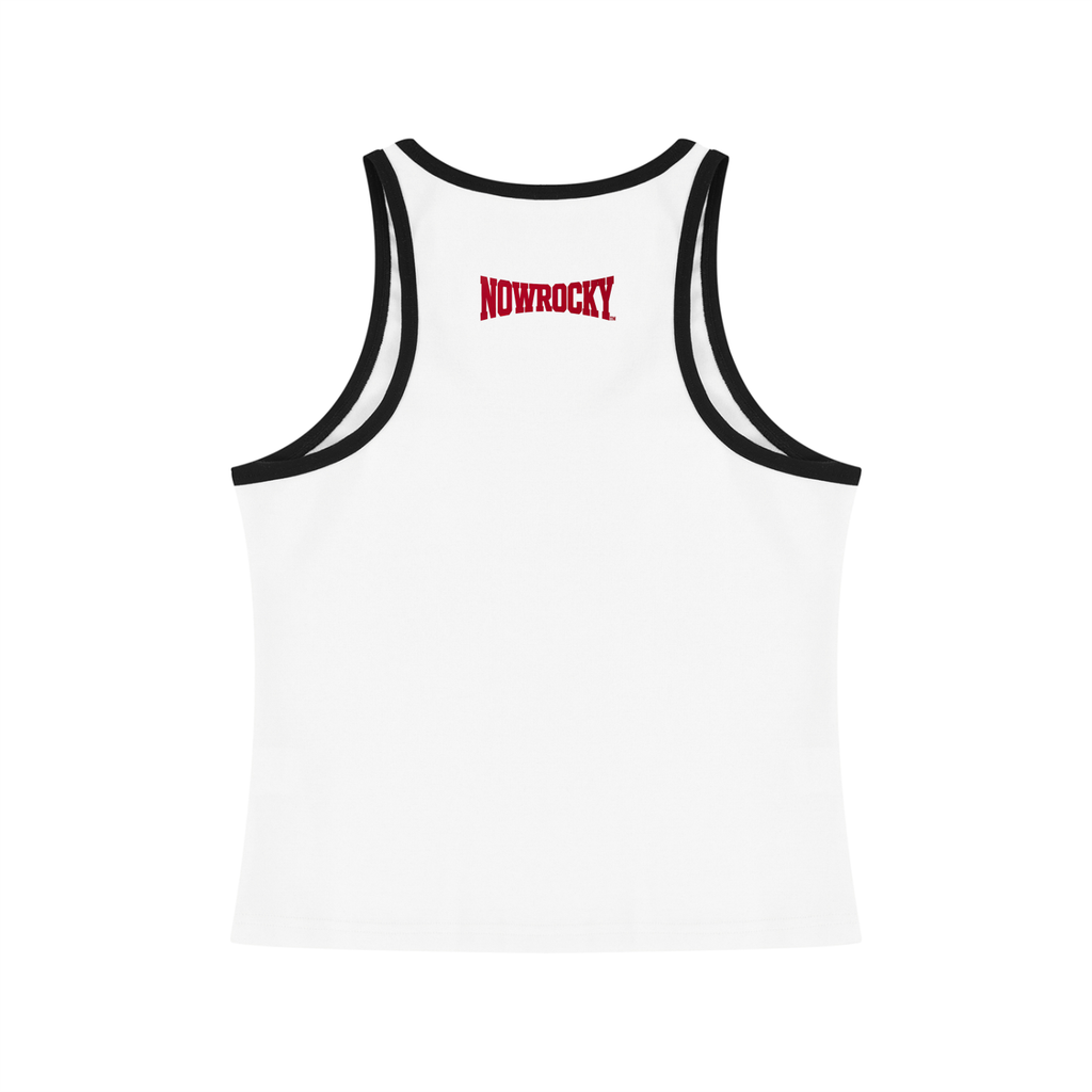 Tank Top Crop Contrast Trim – Nowrocky™ — dolna krawędź kroju crop