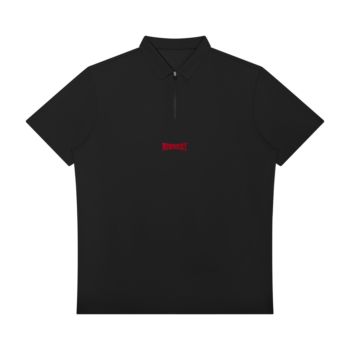 Polo Quarter-Zip Performance – Nowrocky™ — koszulka polo z krótkim zamkiem, widok z przodu