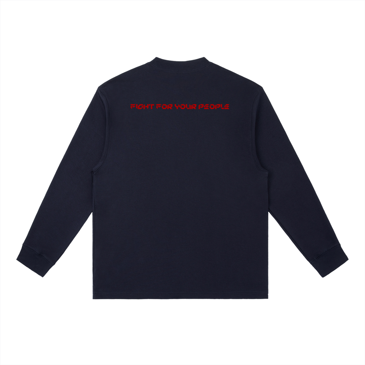 Longsleeve Crewneck Drop Shoulder – Nowrocky™ — kadr trzy czwarte sylwetki