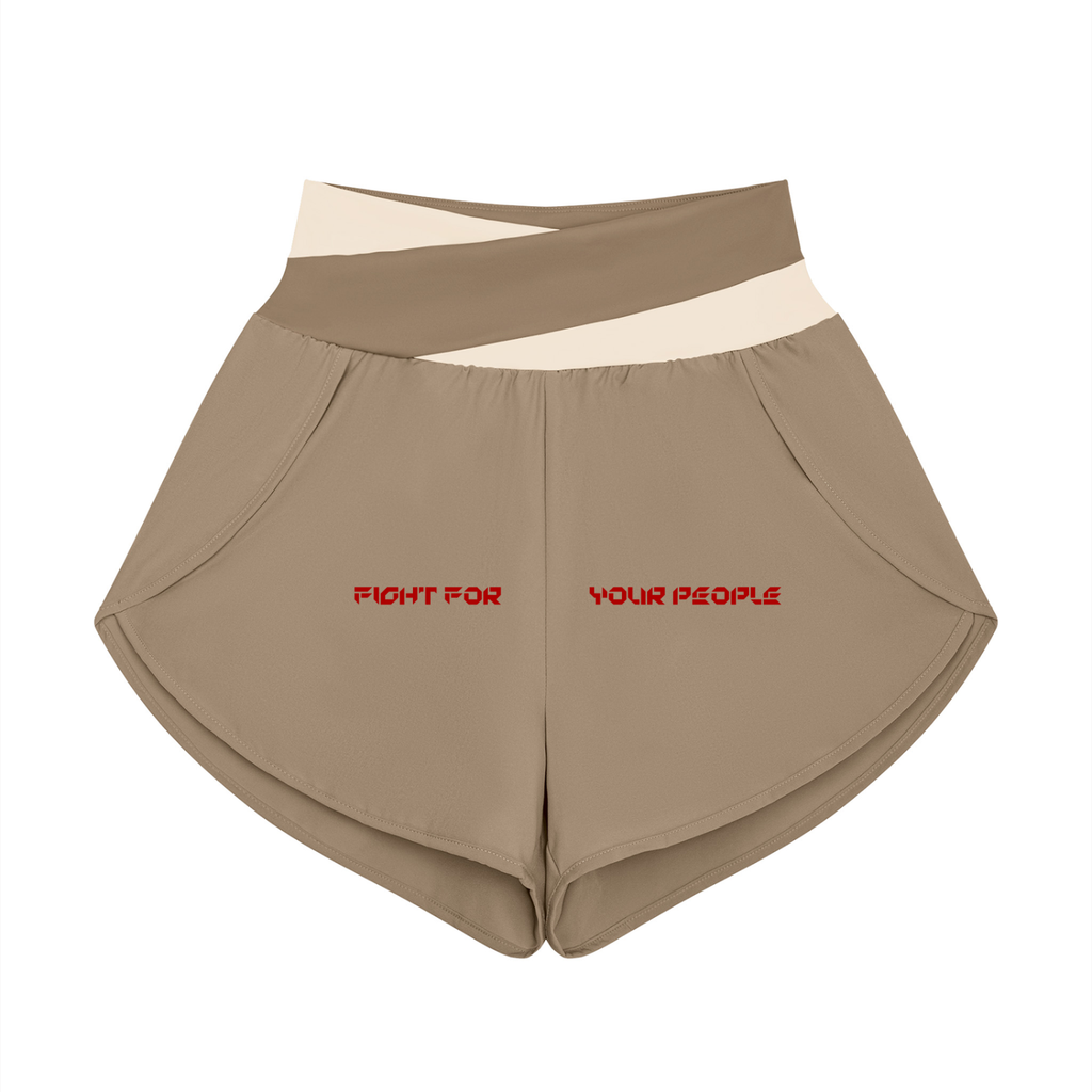 Szorty Panelowe 2-w-1 – Nowrocky™ — stylizacja uliczna z topem i sneakersami
