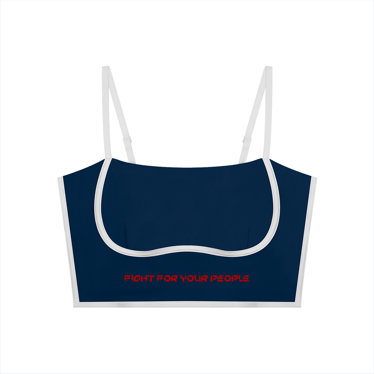 Biustonosz Sportowy Color Block – Nowrocky™ — biustonosz sportowy z profilu, podział kolorów