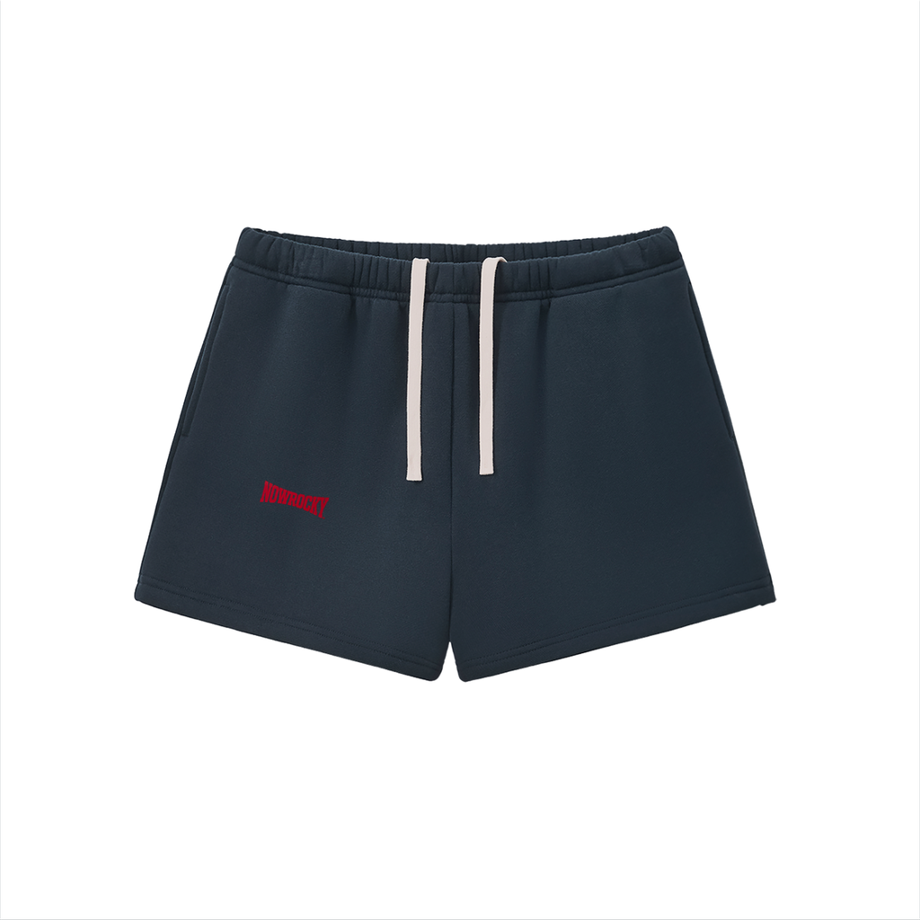 Szorty Dresowe Fleece z Troczkiem w kolorze granatowy – Nowrocky (streetwear)