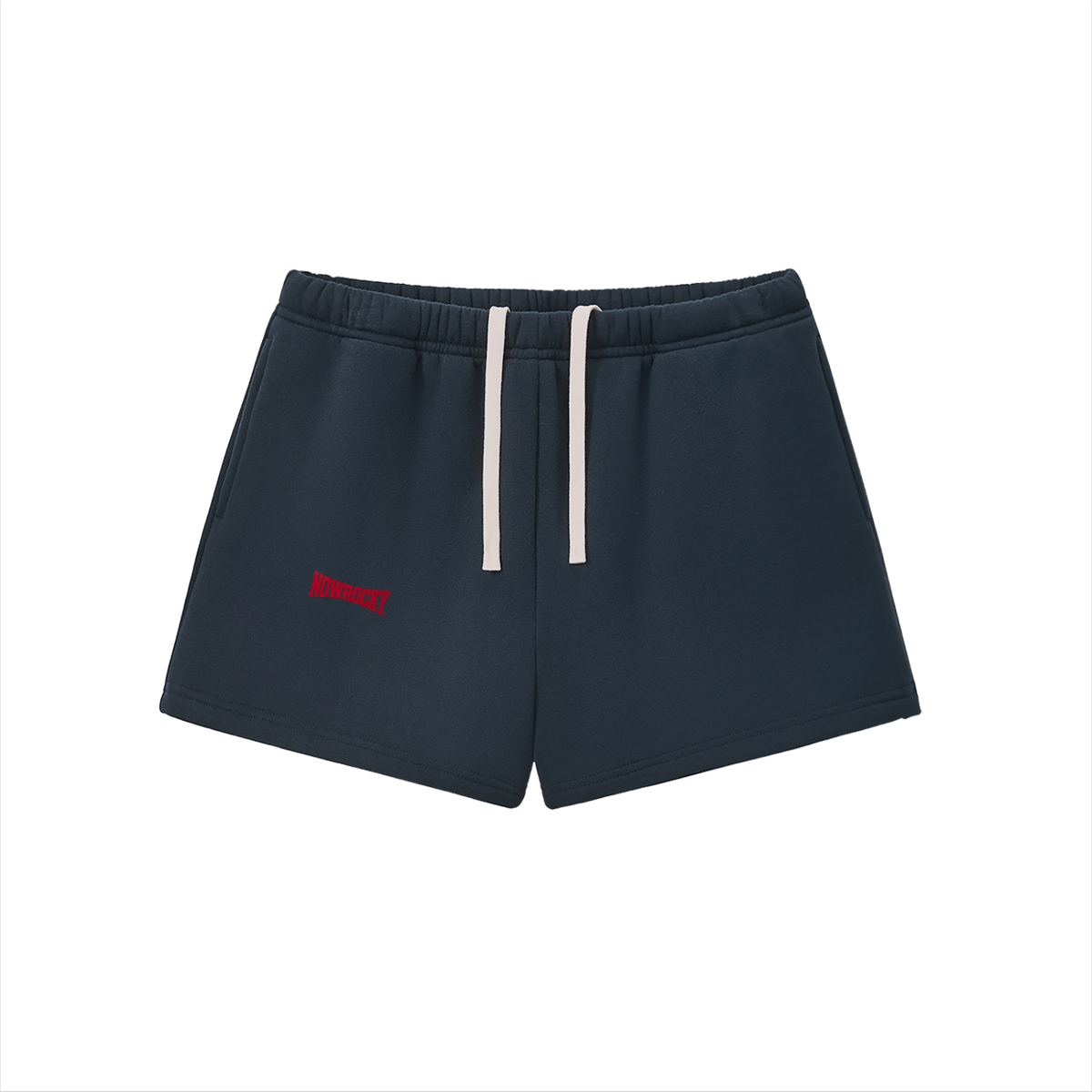 Szorty Dresowe Fleece z Troczkiem w kolorze granatowy – Nowrocky (streetwear)
