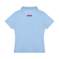 Polo Damskie Color Block Contrast Placket – Nowrocky™ — stylizacja uliczna ze spódnicą