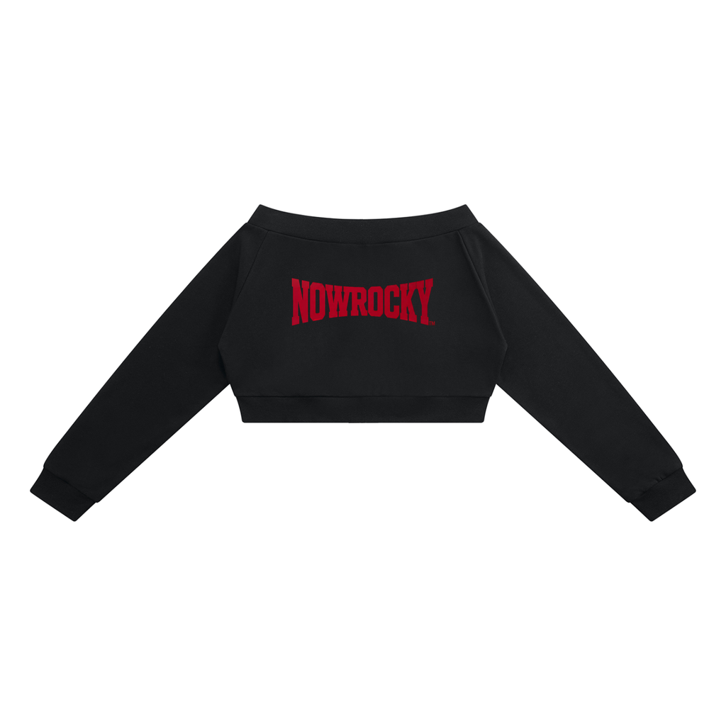 Bluza z zamkiem na całej długości z odkrytymi ramionami – Nowrocky™