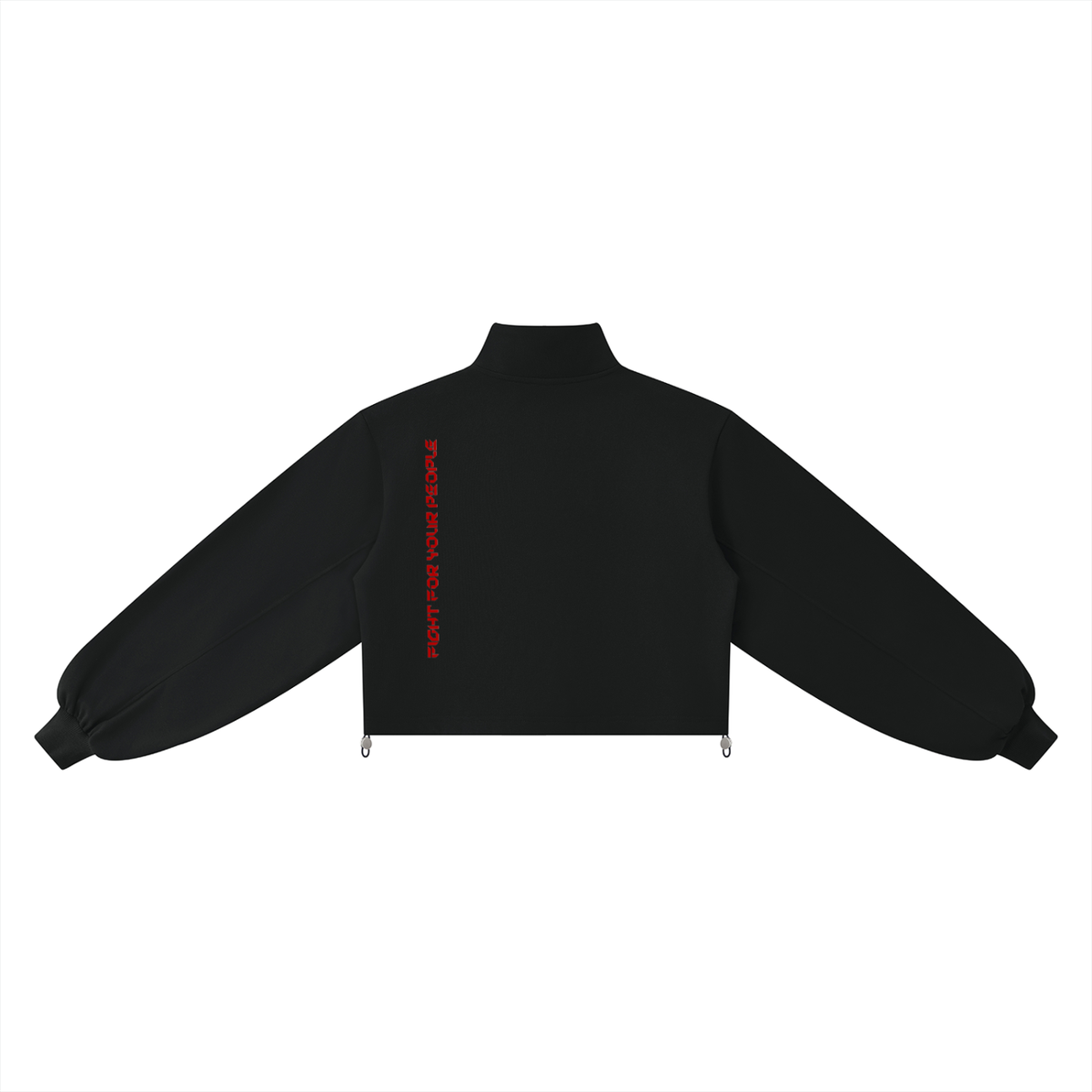 Bluza Crop Quarter-Zip ze Stójką – Nowrocky (streetwear)