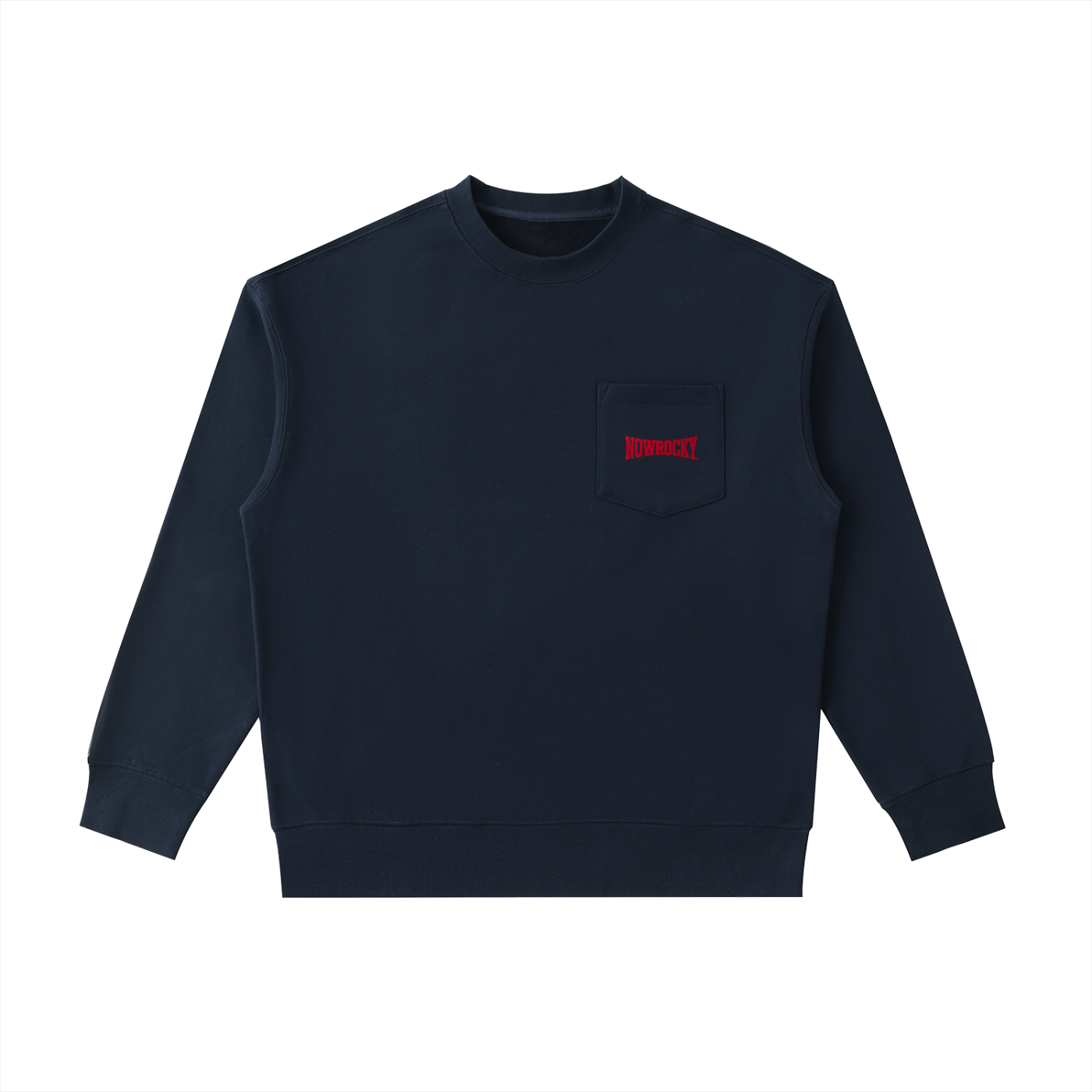 Bluza Crewneck z naszywaną kieszenią – Nowrocky™