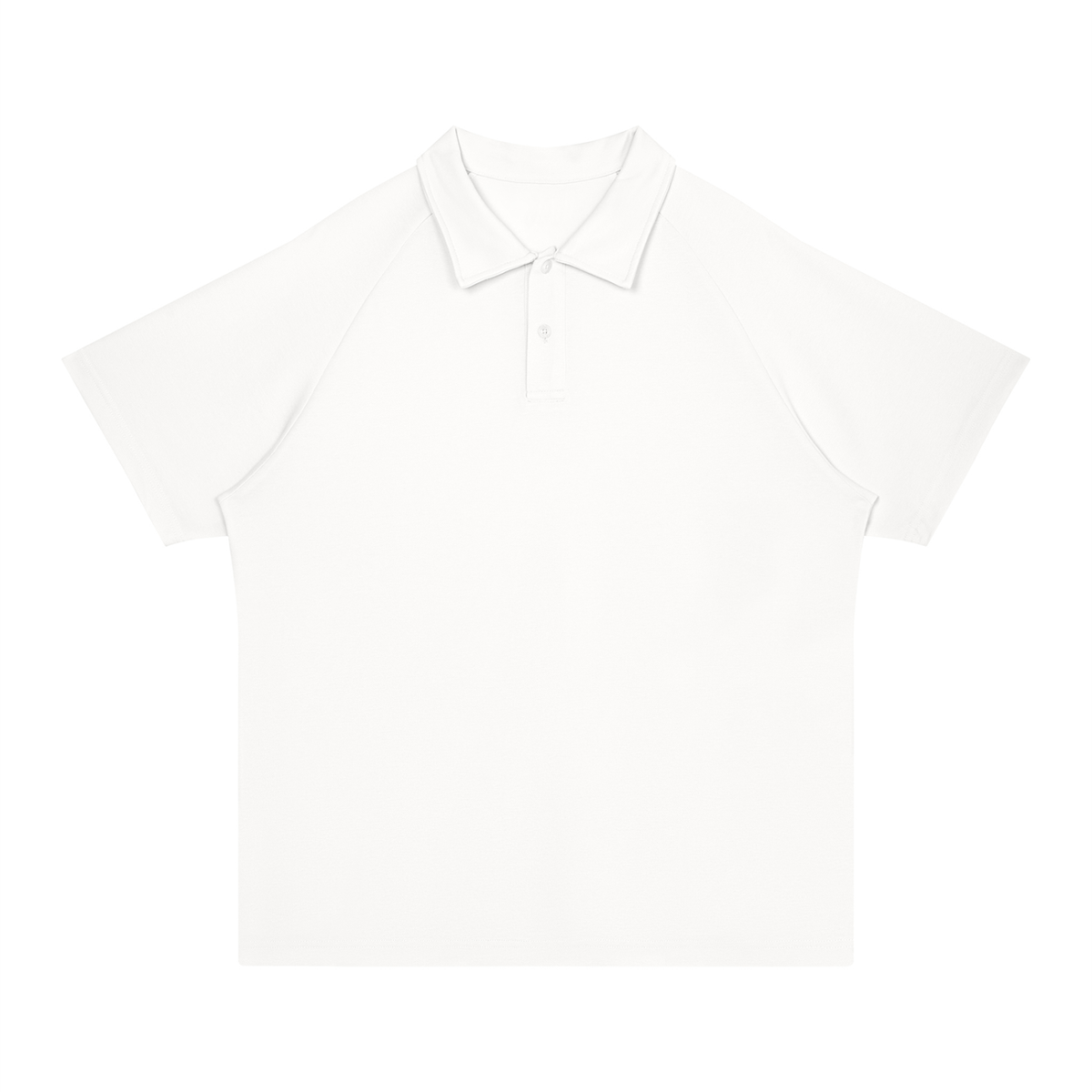 Polo Regular Fit Raglan – Nowrocky™ — koszulka polo na modelu, cała sylwetka