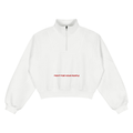 Bluza Fleece Quarter-Zip w kolorze bialy – Nowrocky (streetwear)