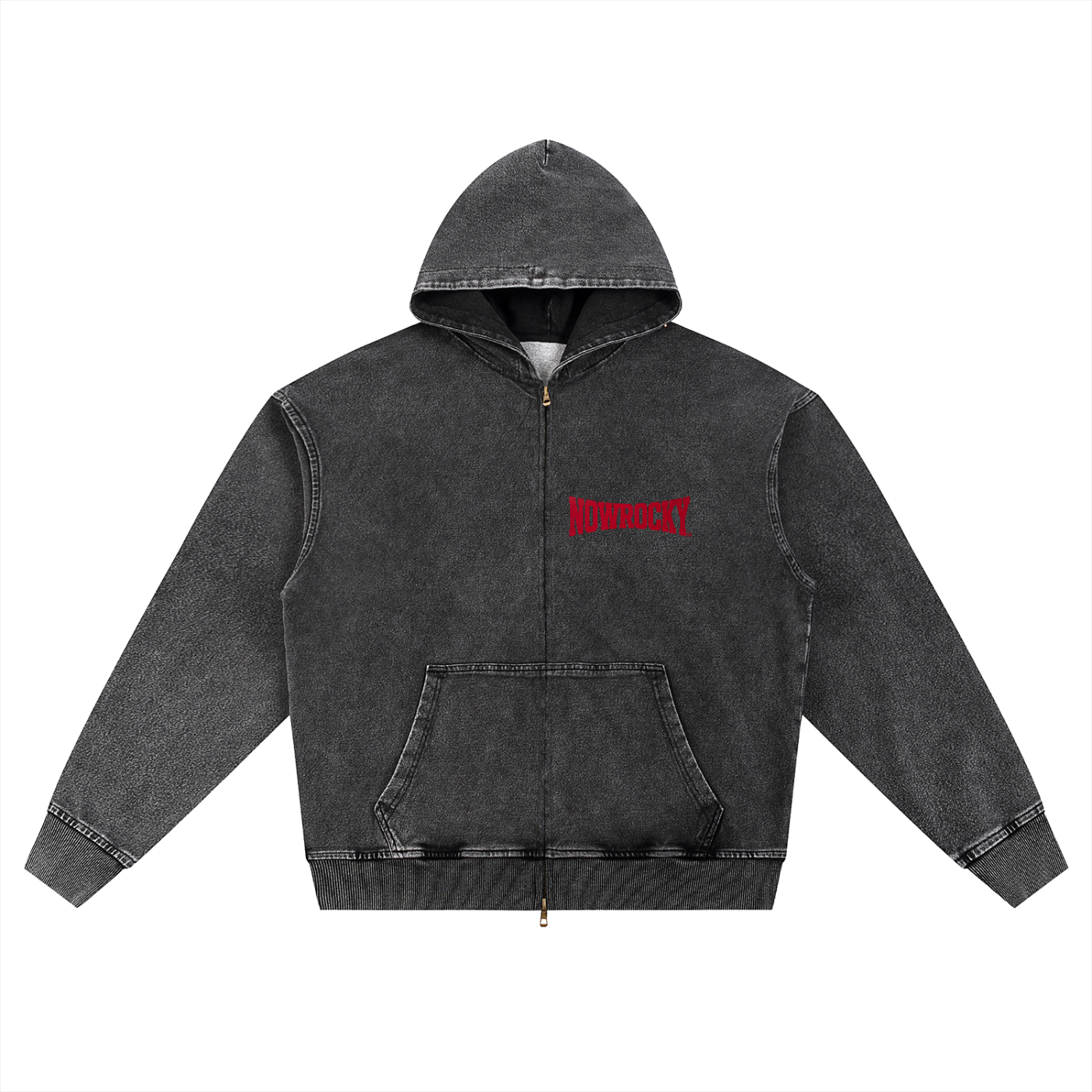 Bluza Oversized Snow Wash Zip-Up – Nowrocky™