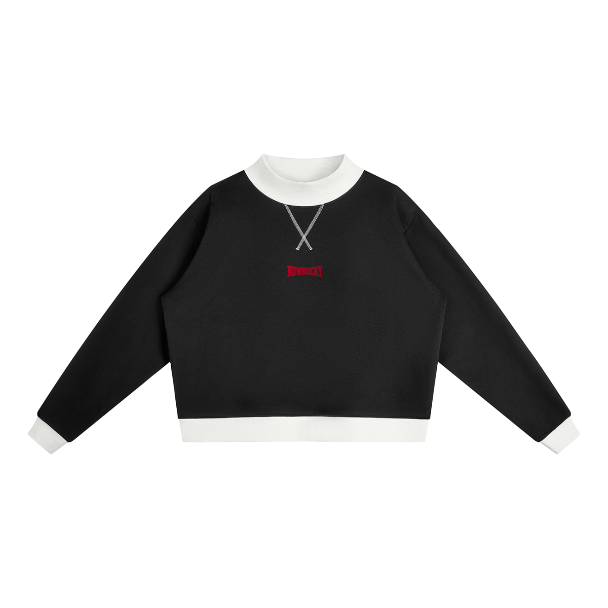 Bluza Color Block Mock Neck – Nowrocky (streetwear)