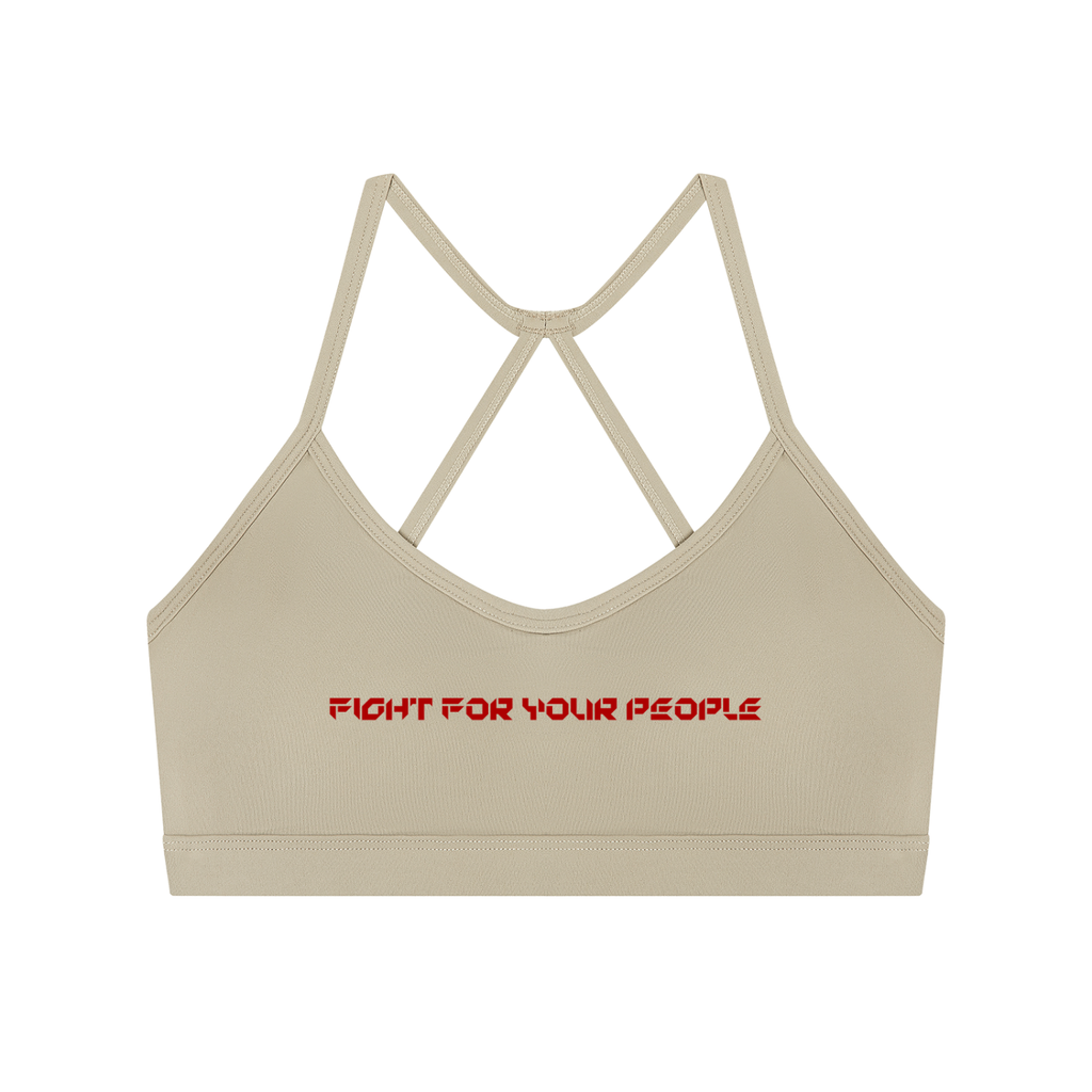 Biustonosz Sportowy Tight Y-Back – Nowrocky™ — biustonosz sportowy z profilu na modelce