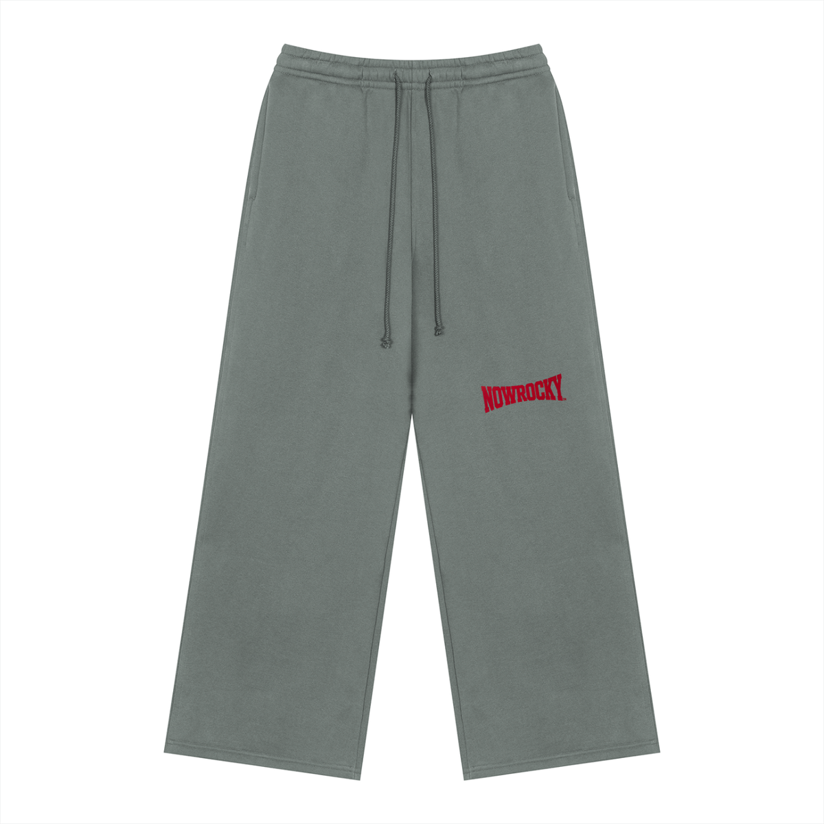 Spodnie Dresowe Heavyweight Fleece – Nowrocky™ — dres na modelu, cała sylwetka